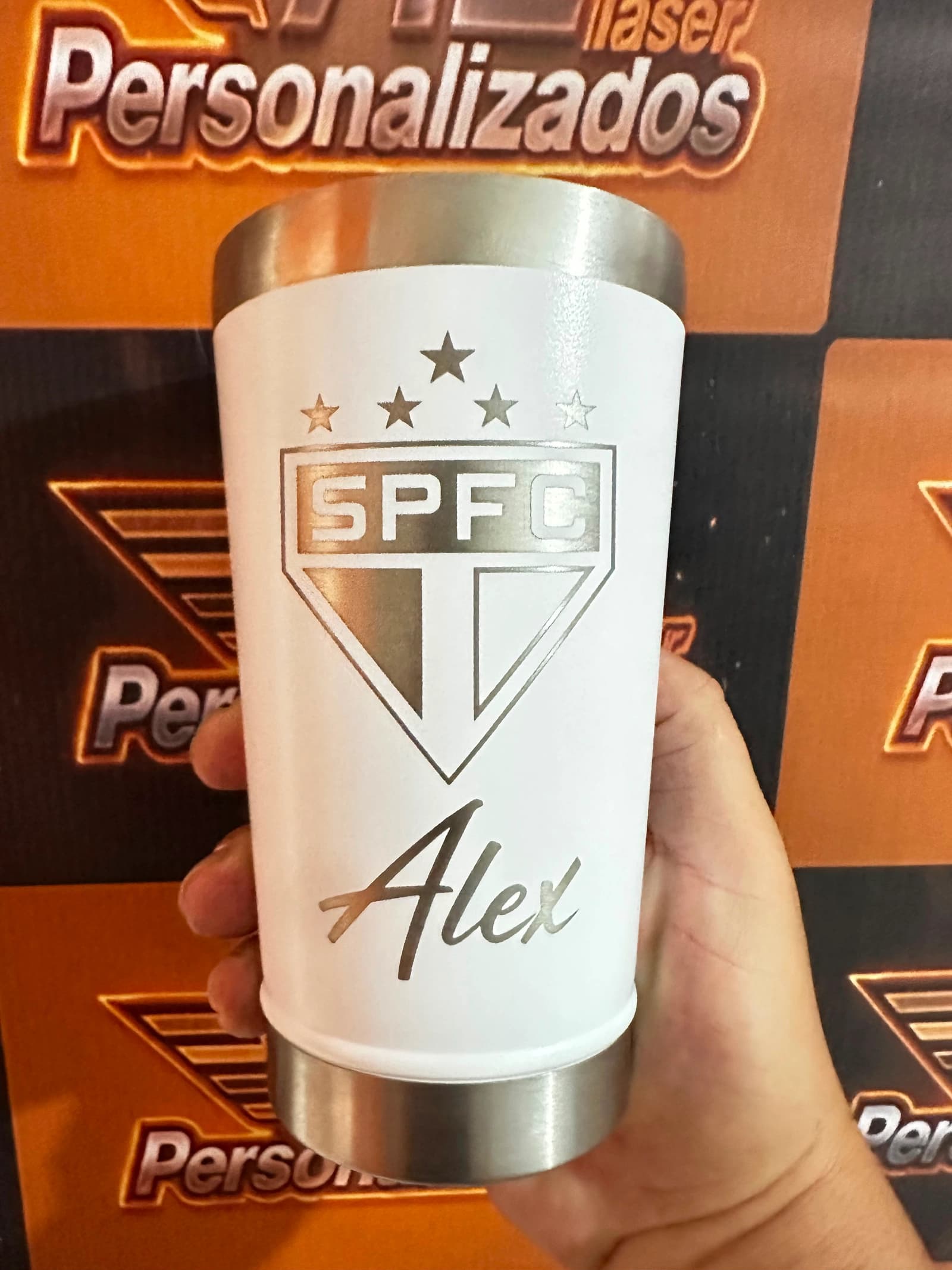 Copo Térmico Personalizado Branco